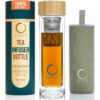 Tea Infuser Bottle with Bamboo Lid